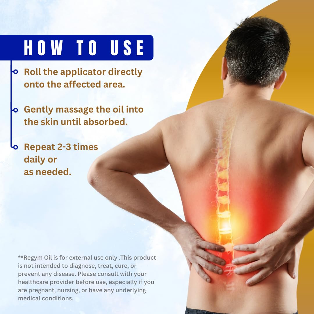 Pain Relief Oil Roll-On -(2*50ml) 100 ml | Power of 7 Powerful Ayurvedic Ingredients for Joint, Muscle, Knee & Back Pain | Fast-Absorbing, Cooling Roll-On for Shoulder & Arthritis Relief | FDA-Approved Pain Reliever (Pack of 2)