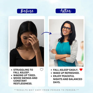 Sleep & Stress Support Tablets - With Melatonin 3mg & L-Theanine 100mg | FSSAI-Approved Non-Habit Forming Supplement for Better Sleep, Relaxation & Mood Balance | Suitable for Men & Women (1)