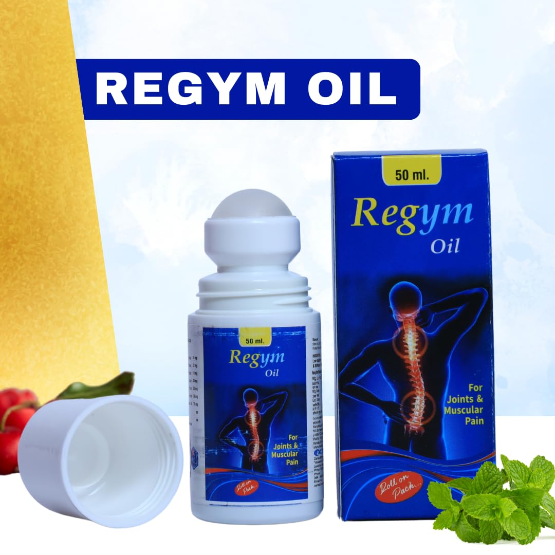 Pain Relief Oil Roll-On -(2*50ml) 100 ml | Power of 7 Powerful Ayurvedic Ingredients for Joint, Muscle, Knee & Back Pain | Fast-Absorbing, Cooling Roll-On for Shoulder & Arthritis Relief | FDA-Approved Pain Reliever (Pack of 2)