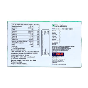 Women’s Multivitamin, FSSAI-Approved with Grape Seed, Lycopene, Zinc & Biotin | Essential Daily Support for Energy, Immunity, Skin, Hair & Hormonal Balance (Veg) Pack of 30 Tablets (1)