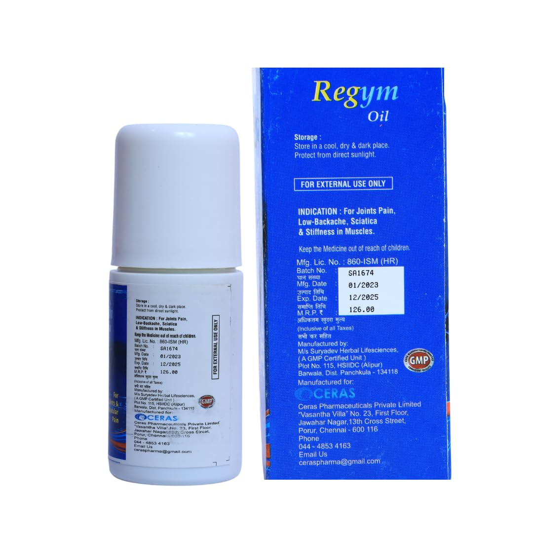 Pain Relief Oil Roll-On -(2*50ml) 100 ml | Power of 7 Powerful Ayurvedic Ingredients for Joint, Muscle, Knee & Back Pain | Fast-Absorbing, Cooling Roll-On for Shoulder & Arthritis Relief | FDA-Approved Pain Reliever (Pack of 2)