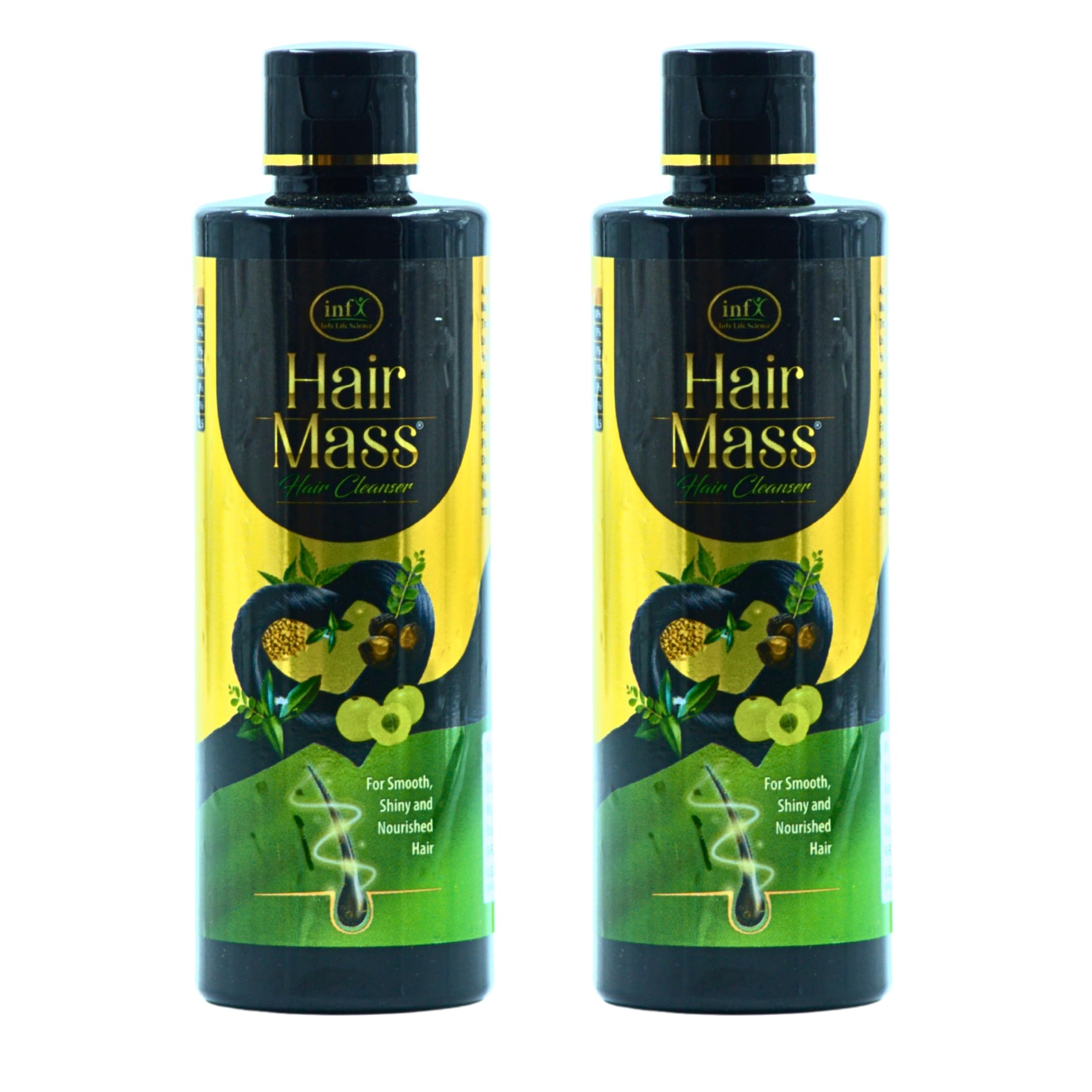 Ayurvedic Cleanser/Shampoo | Best for Dandruff & Lice Control | Power of 6 Ayurvedic Ingredients - Reetha, Neem & Bhringraj | Shampoo for Men & Women | For All Hair Types, 200 ml (1)