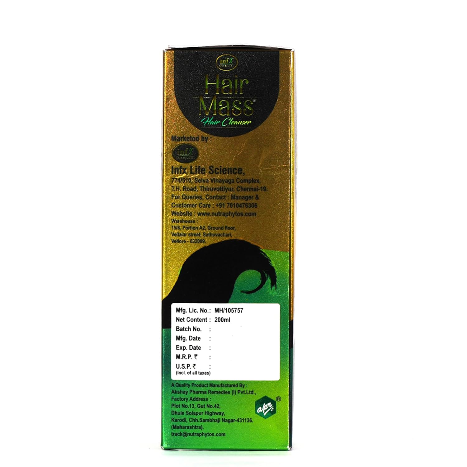 Ayurvedic Cleanser/Shampoo | Best for Dandruff & Lice Control | Power of 6 Ayurvedic Ingredients - Reetha, Neem & Bhringraj | Shampoo for Men & Women | For All Hair Types, 200 ml (1)