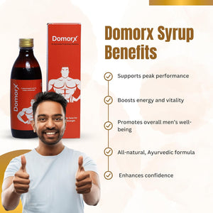 Syrup (300 ml) | 100% Ayurvedic Men's Tonic | Energy, Stamina & Vitality For Men's | Herbal Formula of 13 Ingredients - Safed Musali, Shatavari, Gokshur, Ashwagnada, and Semal | Vegan (1)