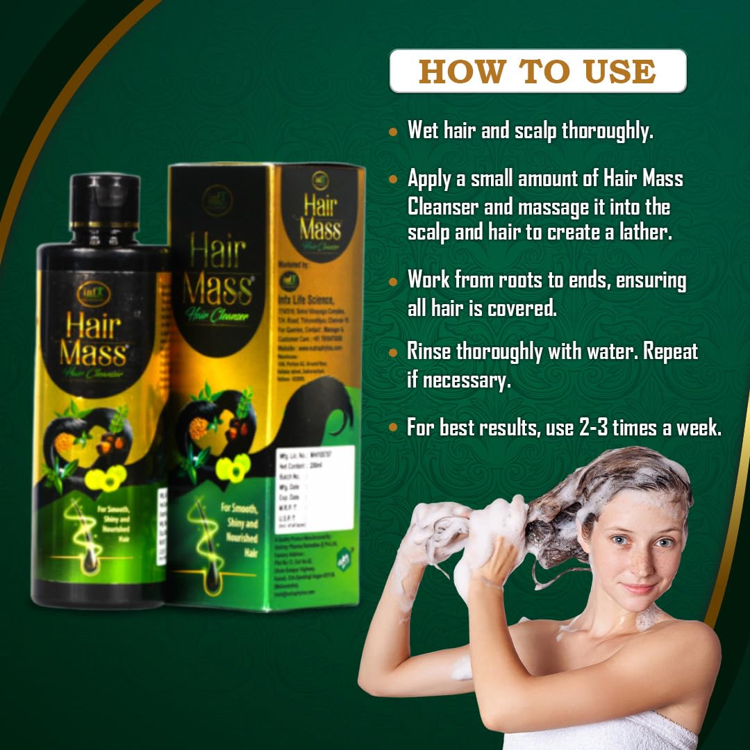 Ayurvedic Cleanser/Shampoo | Best for Dandruff & Lice Control | Power of 6 Ayurvedic Ingredients - Reetha, Neem & Bhringraj | Shampoo for Men & Women | For All Hair Types, 200 ml (1)