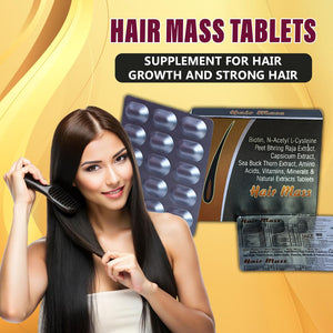 Tablets for Hair Growth & Strength | Nutraceutical Hair Supplement | Power of 34 Ingredients with Biotin, Peet Bhring Raja, Grape Seed Extract | Reduces Hair Fall, Boosts Shine, Nourishes Scalp | 30 Tablets| 100% Vegan (1)