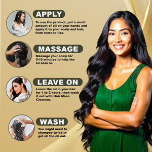 Ayurvedic Hair Oil Ideal For Men & Women | 100% Ayurvedic Medicinal Oil for Hair Strength & Shine | Power of 27 Ingredients With Bhringraj, Neem, Amla & Coconut Oil | Chemical-Free | 100 ml (1)