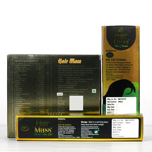 Complete Hair Care Combo Pack | Ayurvedic Hair Mass Oil 100ml, Cleanser/Shampoo 200ml & Hair Mass Tablets 30 | Power of Essential Ingredients such as Bhringraj, Neem & Biotin (1)